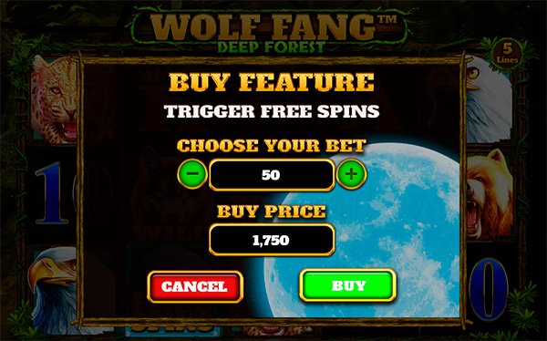 слот Wolf Fang Deep Forest купити бонуску